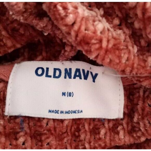 OLD NAVY DUSTY PINK CROPPED HOODIE SZ.M EUC. - Picture 5 of 7